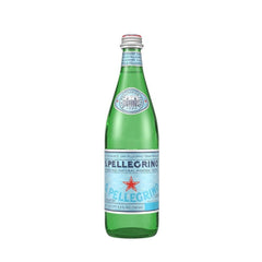 San Pellegrino Sparkling Natural Mineral Water – 750 mL (25.30 fl oz) Glass Bottles – 6 Pack – Premium Italian Carbonated Mineral Water