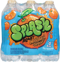 Splash Blast Water, Wild Berry, 16.9 Fl Oz | 30 Pack | Plastic Bottle