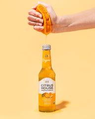Citrus House Organic Sparkling Juice, Pink Grapefruit, Modern Italian Soda, No Added Sugar, No Preservatives, 9.3 Fl Oz Glass Bottle (Pack of 12)