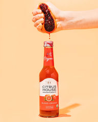 Citrus House Organic Sparkling Juice, Pink Grapefruit, Modern Italian Soda, No Added Sugar, No Preservatives, 9.3 Fl Oz Glass Bottle (Pack of 12)