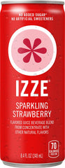 IZZE Sparkling Juice Beverage Blend,Sunset Variety Pack,Clementine,Peach,Cherry Lime,Pomegranate,No Sugar Added,8.4 Fl Oz,(Pack of 48)