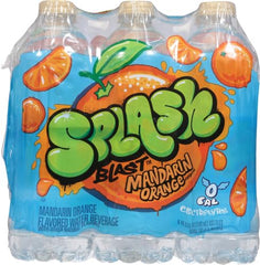 Splash Blast Water, Wild Berry, 16.9 Fl Oz | 30 Pack | Plastic Bottle