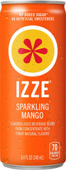 IZZE Sparkling Juice Beverage Blend,Sunset Variety Pack,Clementine,Peach,Cherry Lime,Pomegranate,No Sugar Added,8.4 Fl Oz,(Pack of 48)