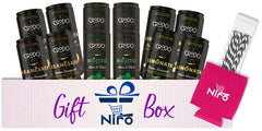 Niro Assortment | Fonti Di Crodo Variety | 3 Flavor Assortment | 8 Cans of Each Flavor- Limonata, Mojito, and Aranciata | 24 Cans Total | Includes Niro Can Sleeve