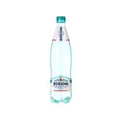 BORJOMI Sparkling Natural Mineral Water, with Natural Gut-Healthy Minerals, Naturally Alkaline, Crispy and Bold Taste, PET Bottles, 25.3 fl oz, 6 Pack