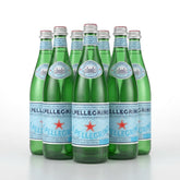 San Pellegrino Sparkling Natural Mineral Water – 750 mL (25.30 fl oz) Glass Bottles – 6 Pack – Premium Italian Carbonated Mineral Water