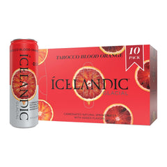 Icelandic Glacial Sparkling Water, Sicilian Lemon, 330 ml / 11.1 Fl Oz Cans (Pack of 10)
