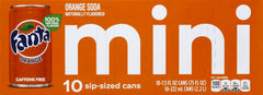 Fanta Orange Soda Fruit Flavored Soft Drink, 7.5 fl oz, 20 Pack