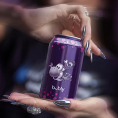 bubly Sparkling Water, The Super Mario Galaxy Movie Strawberry, Zero Sugar & Zero Calories, 12 Fl Oz Cans (Pack of 8), Packaging May Vary