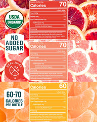 Citrus House Organic Sparkling Juice, Pink Grapefruit, Modern Italian Soda, No Added Sugar, No Preservatives, 9.3 Fl Oz Glass Bottle (Pack of 12)