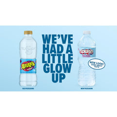 Splash Blast Water, Wild Berry, 16.9 Fl Oz | 30 Pack | Plastic Bottle