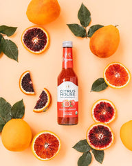 Citrus House Organic Sparkling Juice, Pink Grapefruit, Modern Italian Soda, No Added Sugar, No Preservatives, 9.3 Fl Oz Glass Bottle (Pack of 12)