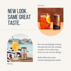 Lyre's Amalfi Spritz 24-Pack, Ready to Drink Canned Mocktails, Award-Winning Zero Proof Italian Spritz Alternative, Alcohol Free Aperitif & Non Alcoholic Prosecco, 70 Calories a Can (8.45 Fl Oz x 24)