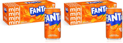 Fanta Orange Soda Fruit Flavored Soft Drink, 7.5 fl oz, 20 Pack