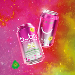 bubly Sparkling Water, The Super Mario Galaxy Movie Strawberry, Zero Sugar & Zero Calories, 12 Fl Oz Cans (Pack of 8), Packaging May Vary