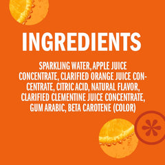 IZZE Sparkling Juice Beverage Blend,Sunset Variety Pack,Clementine,Peach,Cherry Lime,Pomegranate,No Sugar Added,8.4 Fl Oz,(Pack of 48)