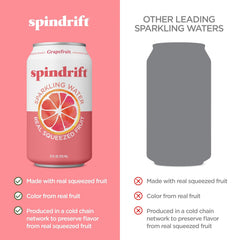 Spindrift Sparkling Water, Berry Belli-no Flavored, Made with Real Squeezed Fruit, 12 Fl Oz Cans, Pack of 24 (Only 13 Calories per Can)