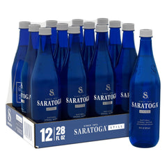 Saratoga Spring Water, 24 Pack, 16 Fl Oz | Still Water | Recycled PET Plastic | Bottled