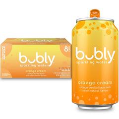 bubly Sparkling Water, Mango, Zero Sugar & Zero Calories, 12 Fl Oz Cans (Pack of 8)