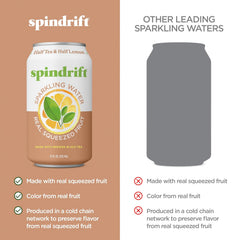 Spindrift Sparkling Water, Berry Belli-no Flavored, Made with Real Squeezed Fruit, 12 Fl Oz Cans, Pack of 24 (Only 13 Calories per Can)