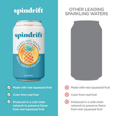 Spindrift Sparkling Water, Berry Belli-no Flavored, Made with Real Squeezed Fruit, 12 Fl Oz Cans, Pack of 24 (Only 13 Calories per Can)