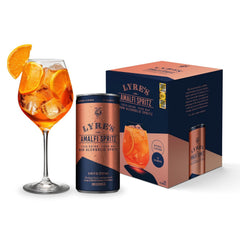 Lyre's Amalfi Spritz 24-Pack, Ready to Drink Canned Mocktails, Award-Winning Zero Proof Italian Spritz Alternative, Alcohol Free Aperitif & Non Alcoholic Prosecco, 70 Calories a Can (8.45 Fl Oz x 24)