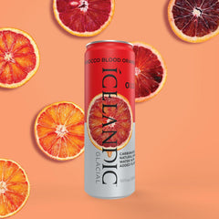 Icelandic Glacial Sparkling Water, Sicilian Lemon, 330 ml / 11.1 Fl Oz Cans (Pack of 10)