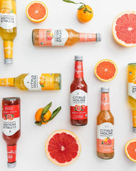 Citrus House Organic Sparkling Juice, Pink Grapefruit, Modern Italian Soda, No Added Sugar, No Preservatives, 9.3 Fl Oz Glass Bottle (Pack of 12)