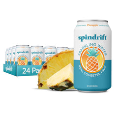 Spindrift Sparkling Water, Berry Belli-no Flavored, Made with Real Squeezed Fruit, 12 Fl Oz Cans, Pack of 24 (Only 13 Calories per Can)