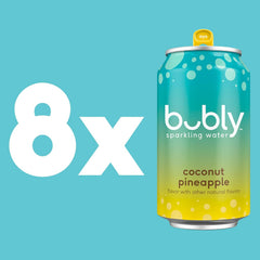 bubly Sparkling Water, Mango, Zero Sugar & Zero Calories, 12 Fl Oz Cans (Pack of 8)
