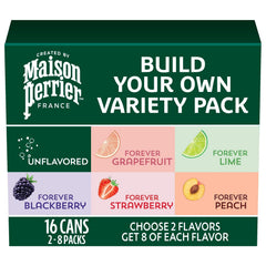 Maison Perrier Forever Lime Flavored Sparkling Water, 11.15 Fl Oz Cans, 8 Count, 3 Pack