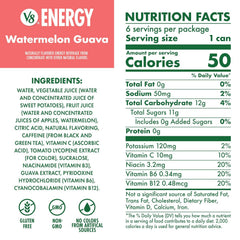 V8 Energy Pomegranate Blueberry Energy Drink, 8 fl oz Can (24 Pack)