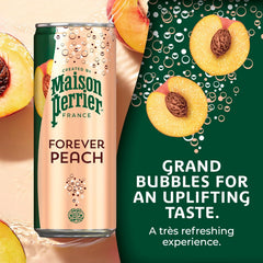 Maison Perrier Forever Lime Flavored Sparkling Water, 11.15 Fl Oz Cans, 8 Count, 3 Pack