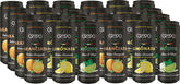 Niro Assortment | Fonti Di Crodo Variety | 3 Flavor Assortment | 8 Cans of Each Flavor- Limonata, Mojito, and Aranciata | 24 Cans Total | Includes Niro Can Sleeve