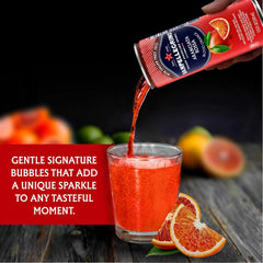 Sanpellegrino Italian Sparkling Drink Aranciata Rossa, Sparkling Orange and Blood Orange Beverage, 11.15 Fl Oz (Pack of 24)