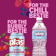Splash Blast Water, Wild Berry, 16.9 Fl Oz | 30 Pack | Plastic Bottle