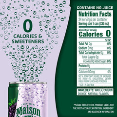 Maison Perrier Forever Lime Flavored Sparkling Water, 11.15 Fl Oz Cans, 8 Count, 3 Pack