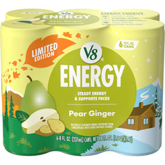 V8 Energy Pomegranate Blueberry Energy Drink, 8 fl oz Can (24 Pack)