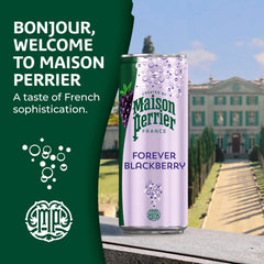 Maison Perrier Forever Lime Flavored Sparkling Water, 11.15 Fl Oz Cans, 8 Count, 3 Pack
