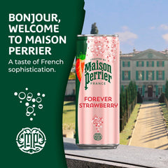 Maison Perrier Forever Lime Flavored Sparkling Water, 11.15 Fl Oz Cans, 8 Count, 3 Pack
