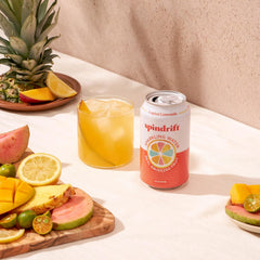 Spindrift Sparkling Water, Berry Belli-no Flavored, Made with Real Squeezed Fruit, 12 Fl Oz Cans, Pack of 24 (Only 13 Calories per Can)