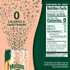 Maison Perrier Forever Lime Flavored Sparkling Water, 11.15 Fl Oz Cans, 8 Count, 3 Pack
