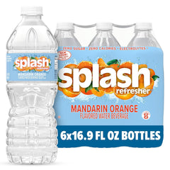 Splash Blast Water, Wild Berry, 16.9 Fl Oz | 30 Pack | Plastic Bottle