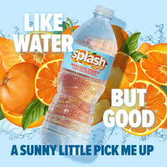 Splash Blast Water, Wild Berry, 16.9 Fl Oz | 30 Pack | Plastic Bottle
