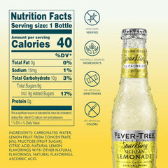 Fever-Tree Sparkling Cucumber – Premium Low Calorie Mixer for Cocktails and Mocktails, 6.8 fl oz Bottles, Pack of 24 – Naturally Sourced, Non-GMO