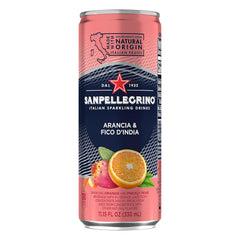 Sanpellegrino Prickly Pear and Orange Sparkling Fruit Beverage, 11.15 fl oz. Cans (6 Count)