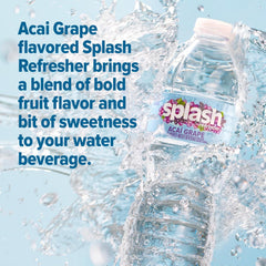 Splash Blast Water, Wild Berry, 16.9 Fl Oz | 30 Pack | Plastic Bottle
