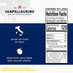 Sanpellegrino Italian Sparkling Drink Aranciata Rossa, Sparkling Orange and Blood Orange Beverage, 11.15 Fl Oz (Pack of 24)