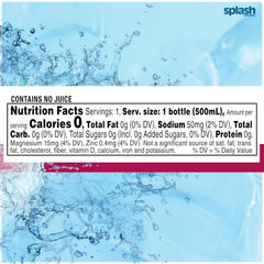 Splash Blast Water, Wild Berry, 16.9 Fl Oz | 30 Pack | Plastic Bottle