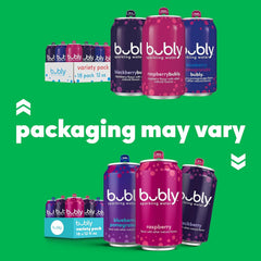 bubly Sparkling Water, Tropical Thrill 3 Flavor Variety Pack (Lime, Grapefruit, Mango), Zero Sugar & Zero Calories, Seltzer Water, 12 Fl Oz Cans (Pack of 18)